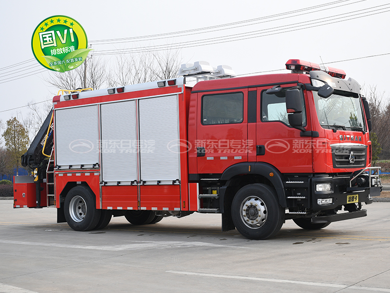 新東日牌 國六 汕德卡搶險(xiǎn)救援車